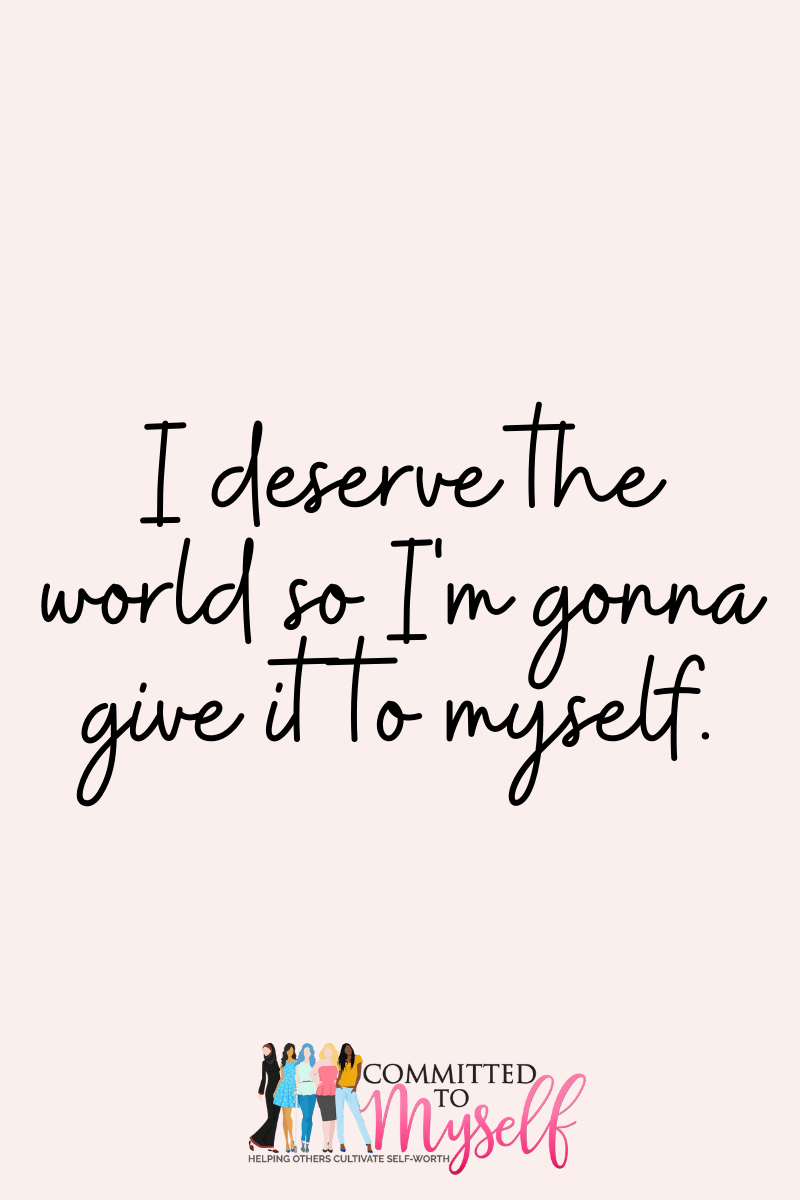 Boss Babe Quote Committed To Myself