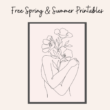 12 Free Wall Art Printables For Summer Decor | Committed To Myself